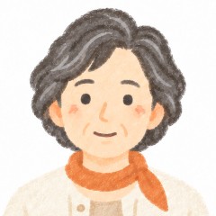 スマホの相談に来た年配の女性