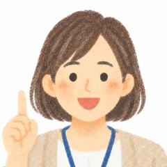 若い会社員の女性の、なるほどという表情