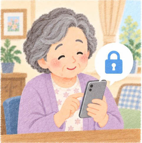 鍵をかけると、写真や投稿は許可した人だけに見えます