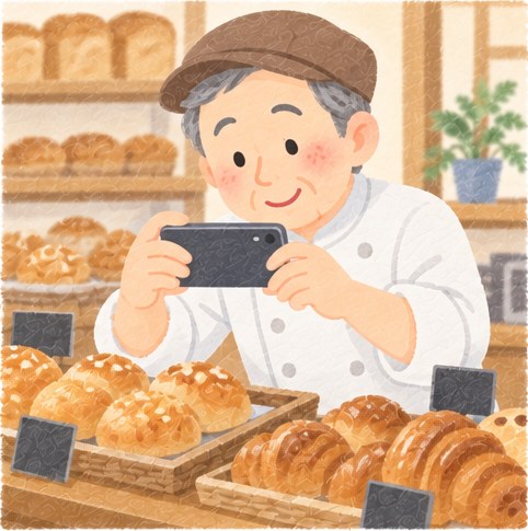 焼きたての様子は、そのまま伝わる投稿になります