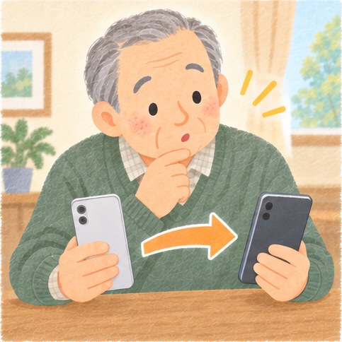 iPhoneからAndroidへ。ちがう種類どうしでも、移す方法があります