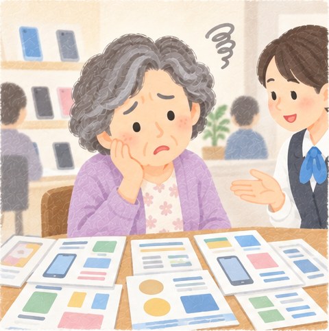 お店でたくさんのプランやオプションを前に、迷ってしまうことも。その場で決めず、持ち帰って大丈夫です