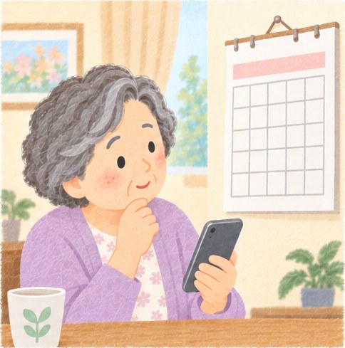 有料のサービスは、カレンダーを見ながら、本当に要るかを考えて