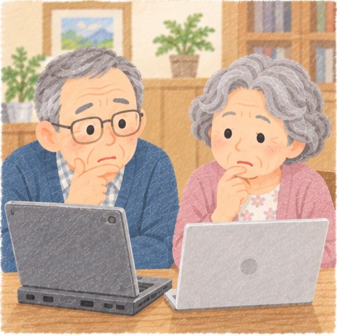 新しいパソコンが来たら、古い方は確かめてから手放します